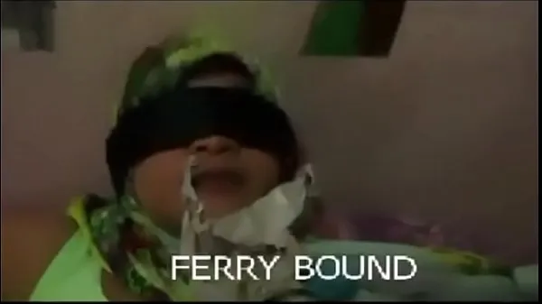 最新の WIndo Bondage gagged DBSM Ferry トップ映画