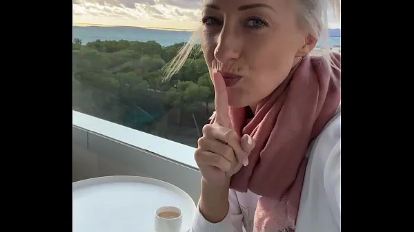 Fresh I fingered myself to orgasm on a public hotel balcony in Mallorca top Movies
