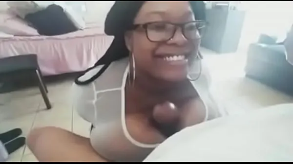 Fresh Huge ebony tits made him cum in 3secs top Movies