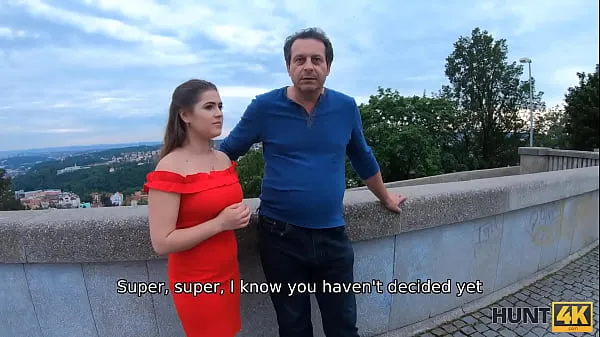 تازہ HUNT4K. Prague girl in beautiful red dress takes it off for cash with step dads permission ٹاپ موویز