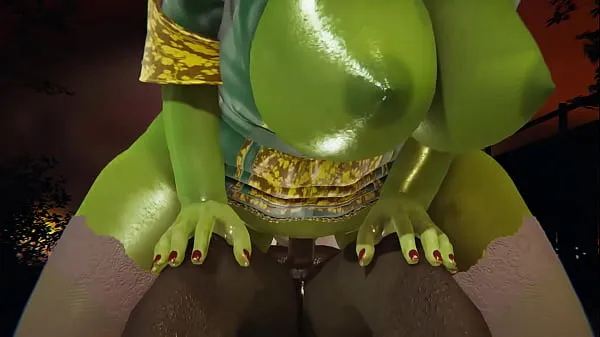 Thicc Fiona de Shrek - Masturbação, titjob e creampie - Animação 3D melhores filmes recentes