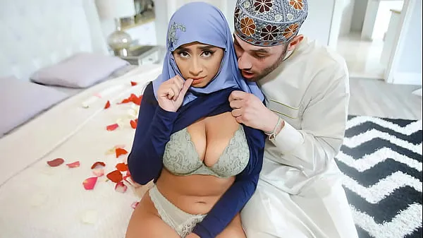 Fresh Arab Husband Trying to Impregnate His Hijab Wife - HijabLust top Movies