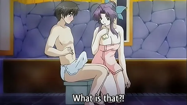 Step Mom gives a Bath to her 18yo Step Son - Hentai Uncensored [Subtitled Filem popular baharu