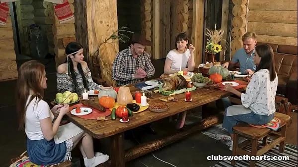 La cena de Acción de Gracias se convierte en una puta fiesta de ClubSweetheartsNuevas películas principales